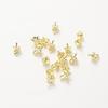 20pcs 14K 18K Gold Pearl Screw Eye Pins Beads Caps End Pendant Connect Beads For DIY Jewelry Charm Making Accessories Findings