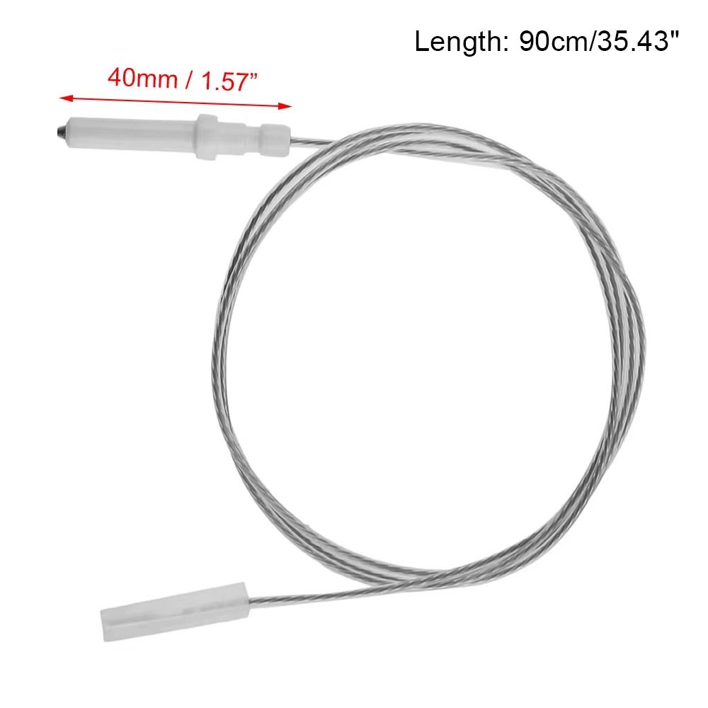 1/2/4 Piezas Ignitor Duradero para Cocina de Gas de 40 mm Longitud 90 cm Electrodo de Pin Cerámico Bujía Cable de Encendido Parte de Estufa