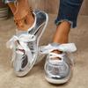 Spring new flat-bottomed color matching German training shoes women's lace-up sports shoes casual shoes women's Forrest Gump shoes