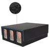 Patented Design BNT Three-Row Windowed Pu Leather Eco-Friendly Game Card Storage Box Single Sleeve 1360+ for Board Game