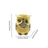 Collectible Owl Statue Miniature Figure for Desktop And Shelf Decor