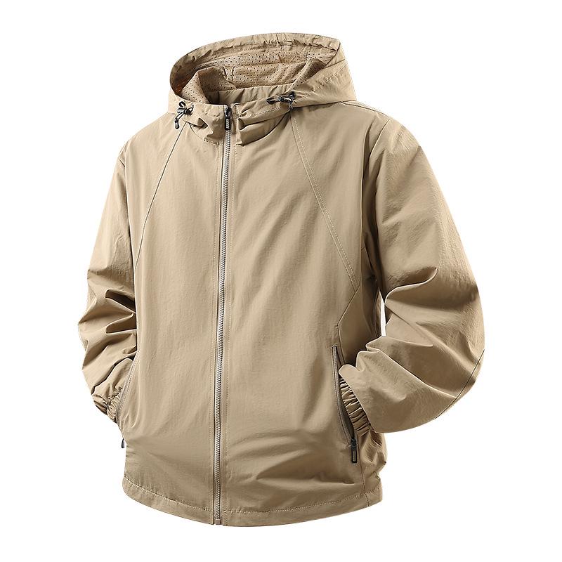 Men's 2025 High-Quality Hooded Jacket - Lightweight Spring/Autumn Casual Outerwear