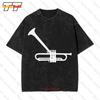 Dizzy Gillespie TrumpeVintage Oversized T-Shirt Night In Tunisia Bee Bop Charlie Parker PTHC