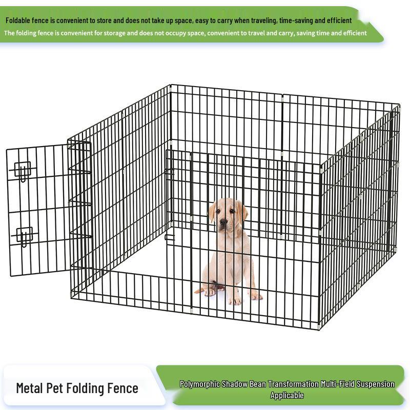 Valla y Jaula para Mascotas de Interior para Perros Medianos y Pequeños - Edición Teddy