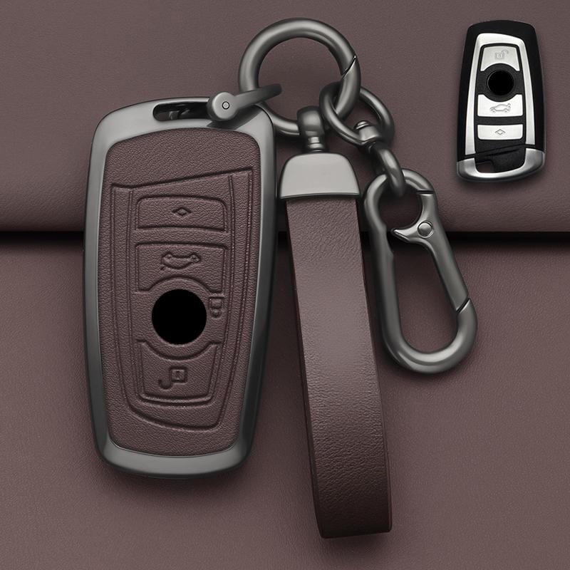 Alloy Style Car Key Case Cover Shell Fob For BMW F20 F30 G20 F31 F34 F10 G30 F11 X3 F25 X4 I3 M3 M4 1 3 5 Series Accessories