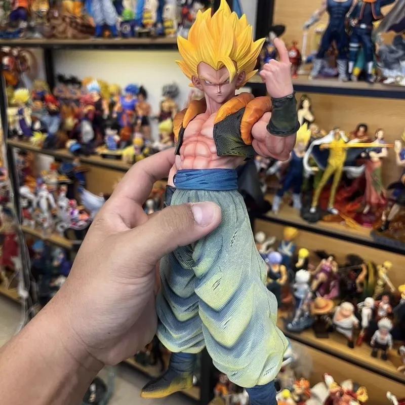 In Stock 32cm/12.6in Anime Dragon Ball Z Figure Gogeta Action Figure Pvc Model Statue Childrens Toys For Gifts