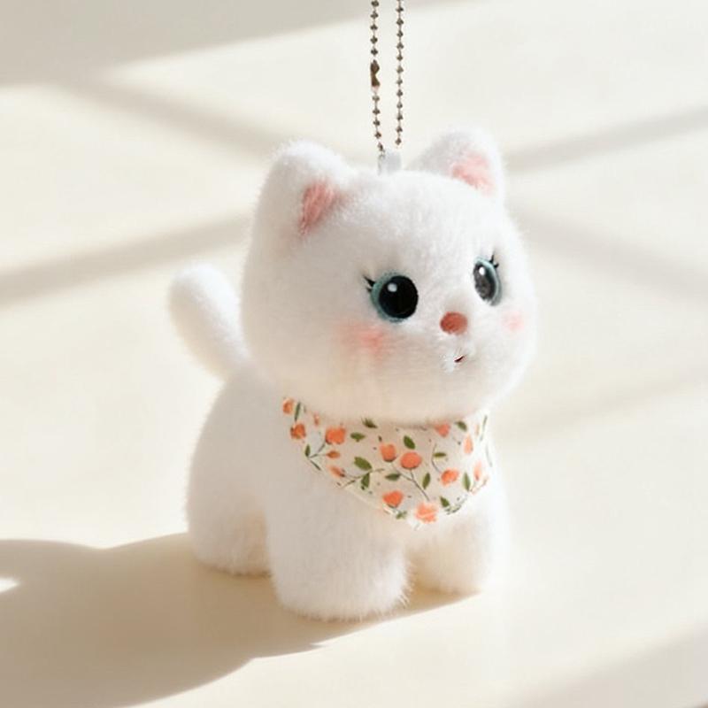 12-32cm Cartoon Cute Cat Plush Doll Funny Soft Muppet Cat Orange White Black Cat Animal Stuffed Toy Home Decoration Girls Gift