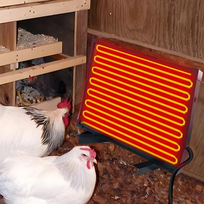 Chicken Coop Hter 50-75C / 122-167F Wide Temperature Adjustment Range Chicken Coop Hter for Winter