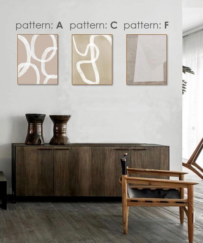 Tela Artistica Tela Astratta Morandi Nudo Nordico Parete Arte da Parete Venatura del Legno Poster, Arte, Pittura, Incorniciato, Coreano, Elegante, Carino, Pannello, Colore, Colore,
