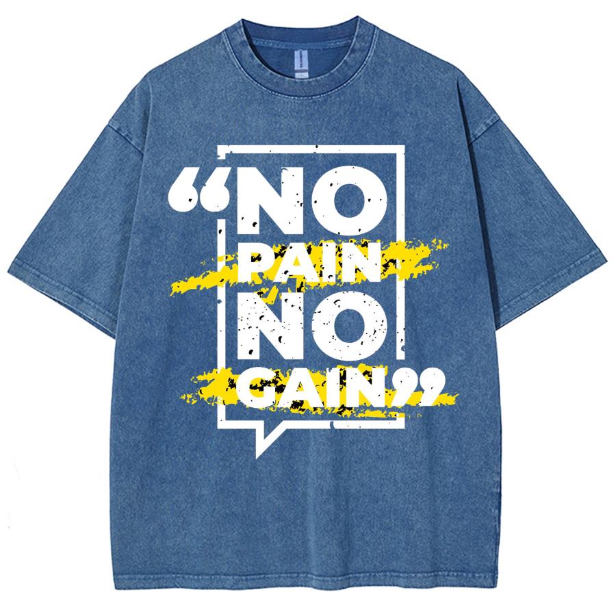 Summer Women's Washed T-Shirt NO Letter Graffiti Print Casual Design Sense Short Sleeve Unisex Oversized Tees