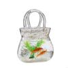62KD Clear Glass Vase Fish Bowl Container Bucket Table Decors Supplies for Holiday Birthday Party Background Decorations