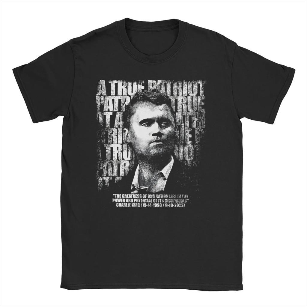 Legends Never Die Charlie Kirk Signature Funny Pure Cotton Tee Shirt Short Sleeve T Shirts Clothes Printed Unisex