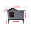 Cat House Outdoor Waterproof Winter Outside Pet Shelter Outdoor Cat Shelter For Garden Patio Backyard Porch Balcony Garages Home