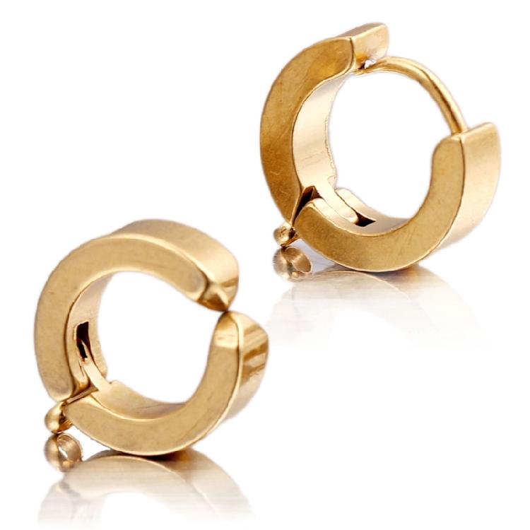 Women Hoop Earrings Hypoallergenic Stainless Steel Material Everyday Earrings