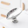Nordic Light Luxury Ceramic Soap Dish - No-Drill, Water-Draining Bathroom Holder