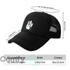 Gesture Portrait Graphic Fashion Mesh Baseball Cap Breathable Casual  Hats Outdoor For Unisexs And WoUnisexs