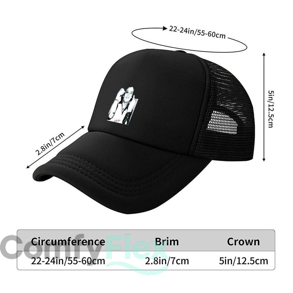 Gesture Portrait Graphic Fashion Mesh Baseball Cap Breathable Casual Hats Outdoor For Unisexs And WoUnisexs