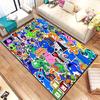 R Rainbows Friends Spielcharakter Druck Teppich rutschfest weich Boden Teppich Spielzimmer Schlafzimmer Geschenk Innen Wohnkultur