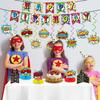 27pcs Super Theme Party Decorations Set Hero Birthday Banner Hanging Swirls and Honeycomb Centerpieces Fun Hero Theme Party Decor for Boys Girls Kids