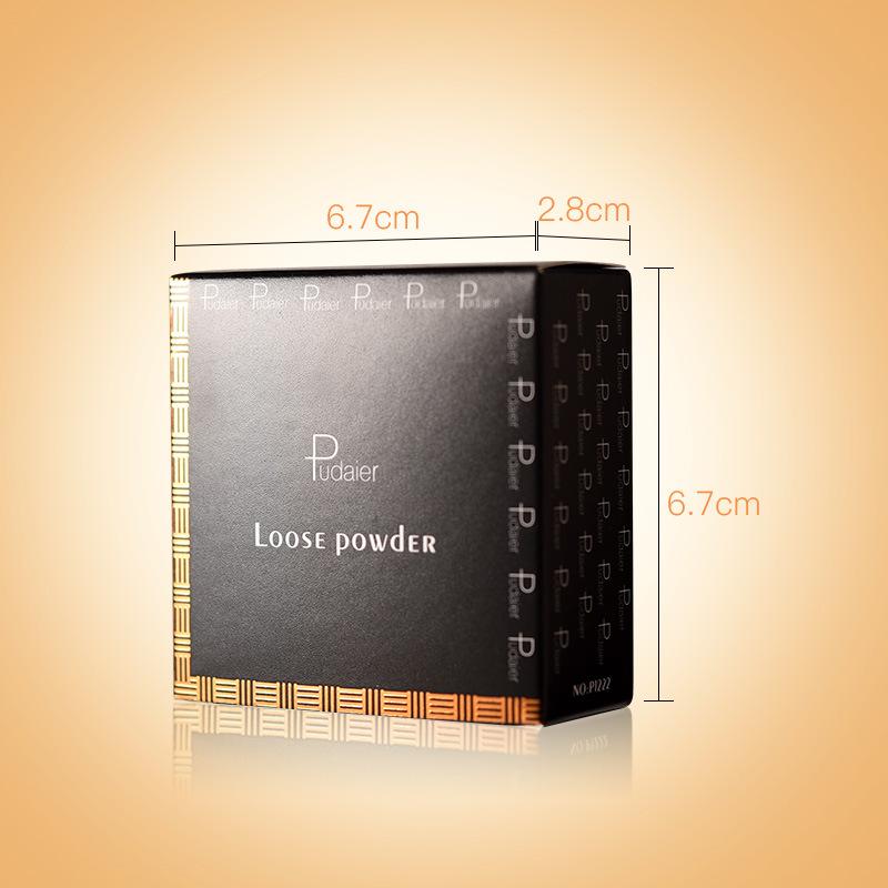 Pudaier maquillage poudre libre nacrée mate mettant en évidence la poudre correcteur fixant la poudre de miel
