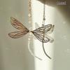 Creative Metal Wing Dragonfly  Suncatcher Garden Wind Chimes Butterfly Home Decor Window Car Ornaments
