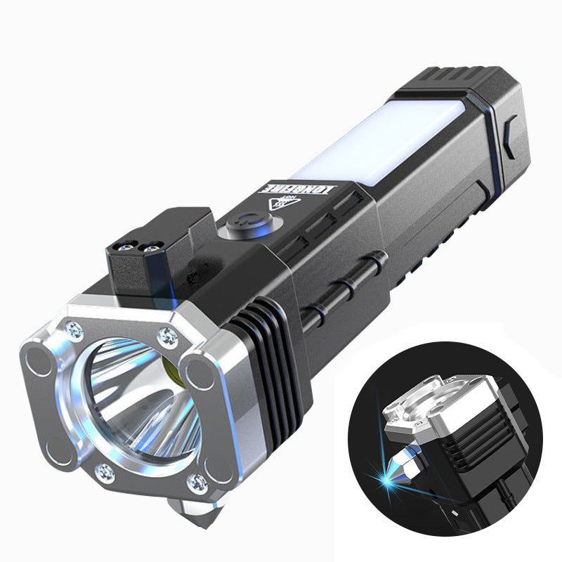 3pcs Multifunctional Safety Hammer Auto Repair Work Light Charging Treasure Emergency Broken Window Escape Outdoor Bright Flashlight