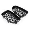 Meteor Black Front Grille Fit BMW 1 Series E81 E87 E82 E88 128i 135i 2008-2012