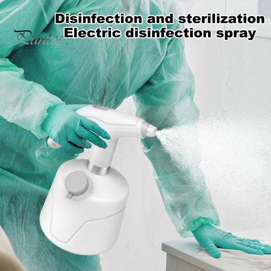 2L Electric Spray Bottle USB Rechargeable Garden Sprayer with Adjustable Nozzle Multi-function Spray Bottle with Battery Indicator for Watering