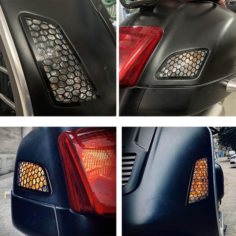 Motorcycle Front Rear Turn Signal Light Indicator Case Net Cover For GTS 125 250 300 All Years Headlight Cover Guard GTS125 250