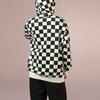 Vans Checkerboard Hooded Pullover Sweatshirt Women sweatshirt Black White VN000BYUC61