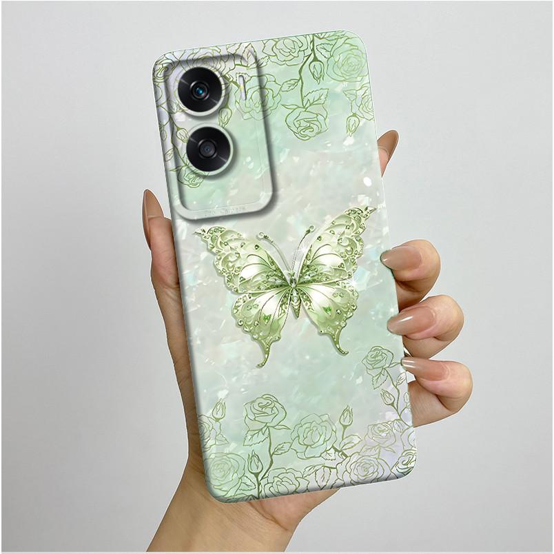 For Honor 90 Lite Case Pretty Butterfly Flower Pattern Silicone Soft Funda Phone Case For Honor90 Lite Honor 90Lite Cover Bumper