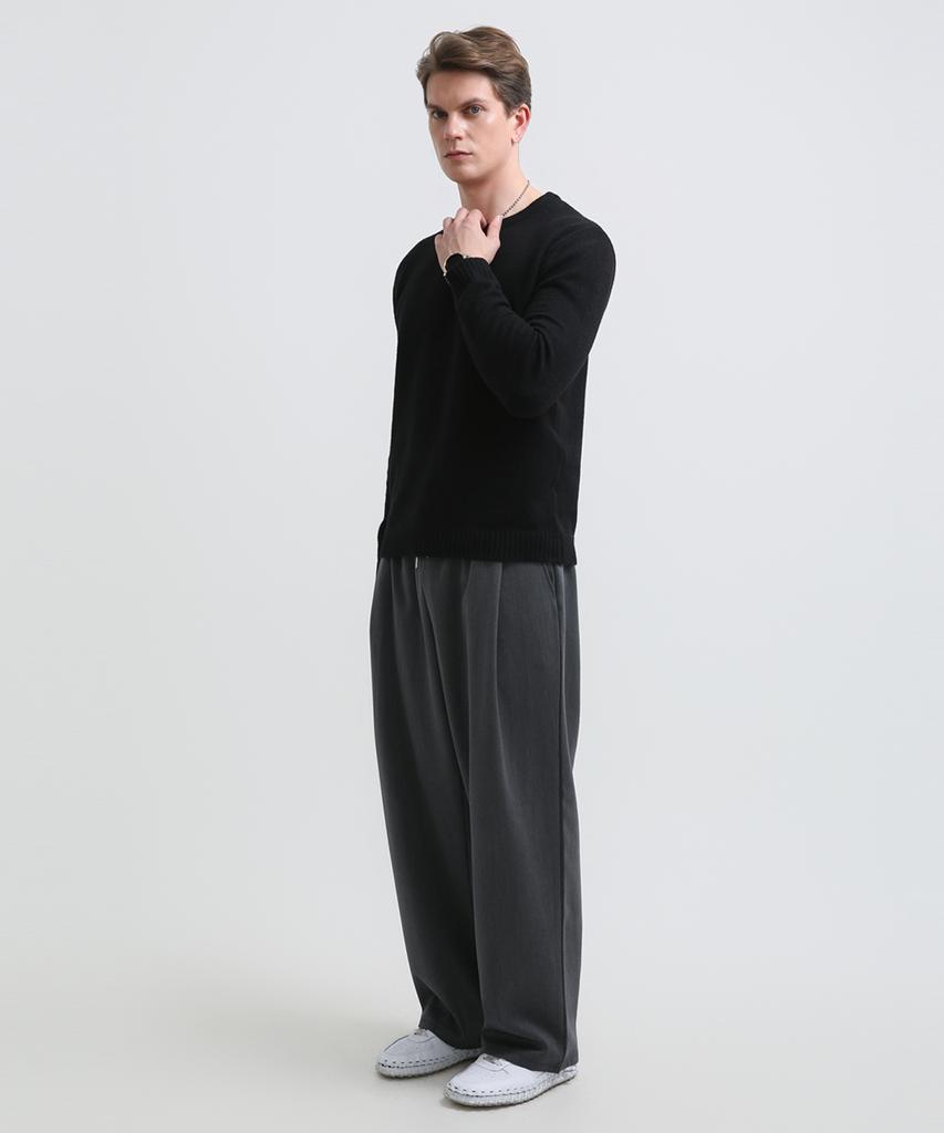 Seuteulaikeu Modern Tr Relax Trousers (Dark Grey)