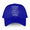 Funny Design brand sport bonnet for men cotton Baseball Caps 1N73LL1G3NC3  summer fashion Cap female Adjustable leisure golf hat