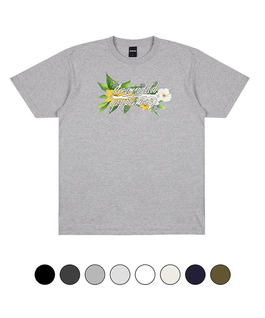 CREAM SODA LAB Crsdel Fantasy Flower Short Sleeve T-Shirt (Type B)