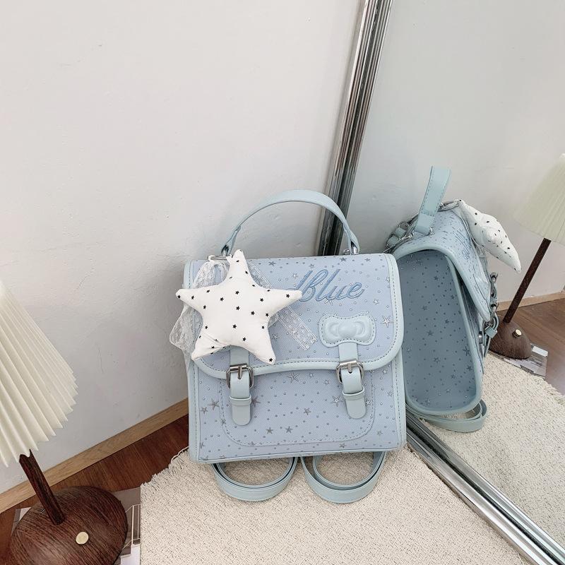 Schoolbag British style casual sweet wind backpack women's fashion simple handbag student travel small backpack