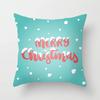Christmas Decoration Cartoon Santa Claus Polyester Throw Pillow Case Merry Christmas Decorative Pillowcase 45X45Cm