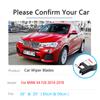 2x Pre BMW X4 F26 2014 2015 2016 2017 2018 Stierače Ramienka Stieračov Predné Sklo Čelné Sklo Auto Čistenie