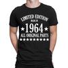 62nd Birthday Gift T-Shirt Made In 1964 Limited Edition Mens Womens Top 1#TA-34