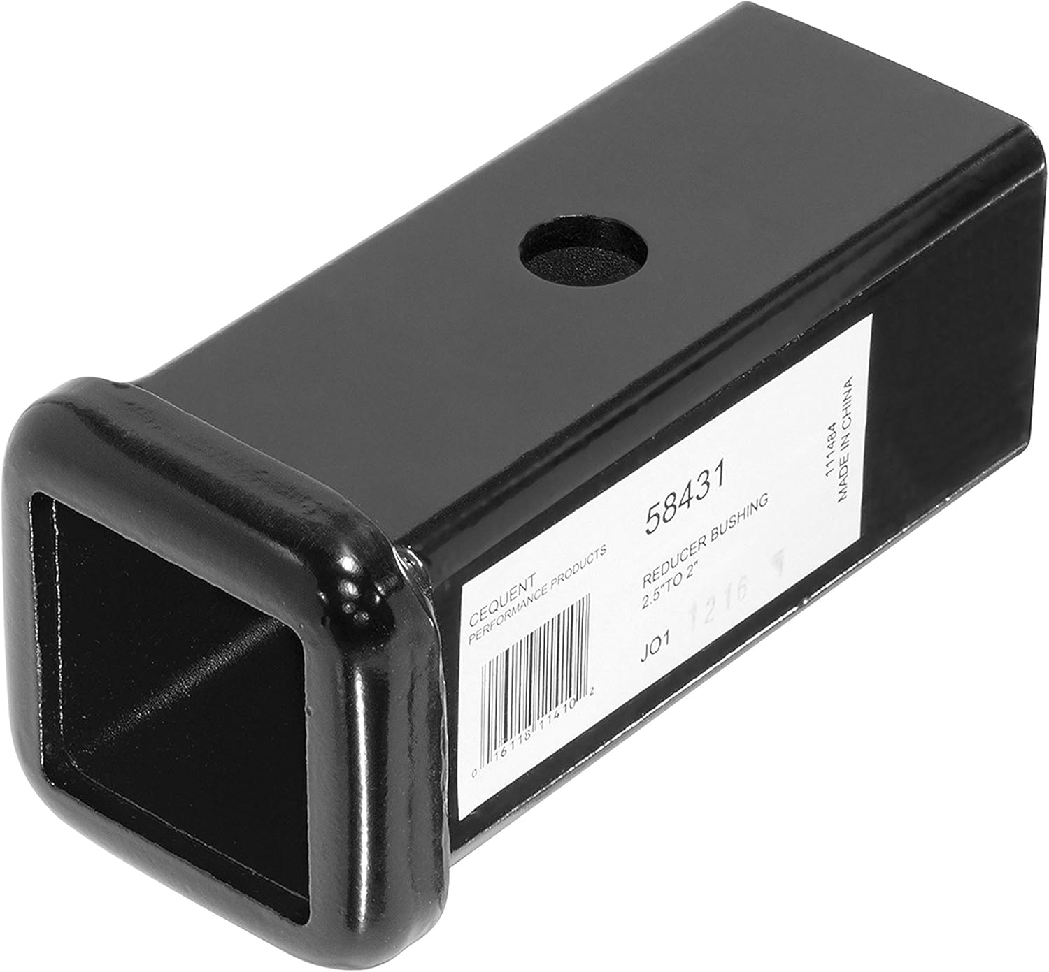 

58431 Trailer Hitch Reducer Bushing with Collar - 2.5 to 2 , Black United States