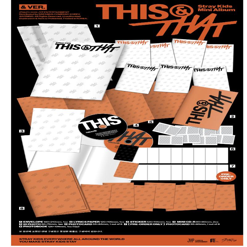 Stray Kids - THIS & THAT [& VER.][8-Type Set]