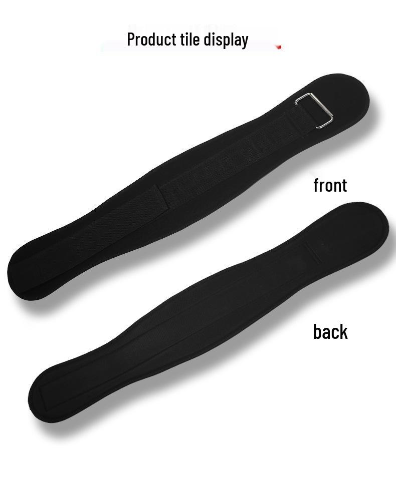 Men's Weightlifting Compression Waist Belt - Protective Support for Squats & Deadlifts
