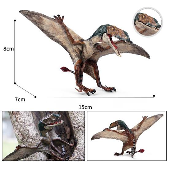 Realistic Pterodactyl Dinosaur Action Figurine Model Desktop Decor Kids Toy Gift