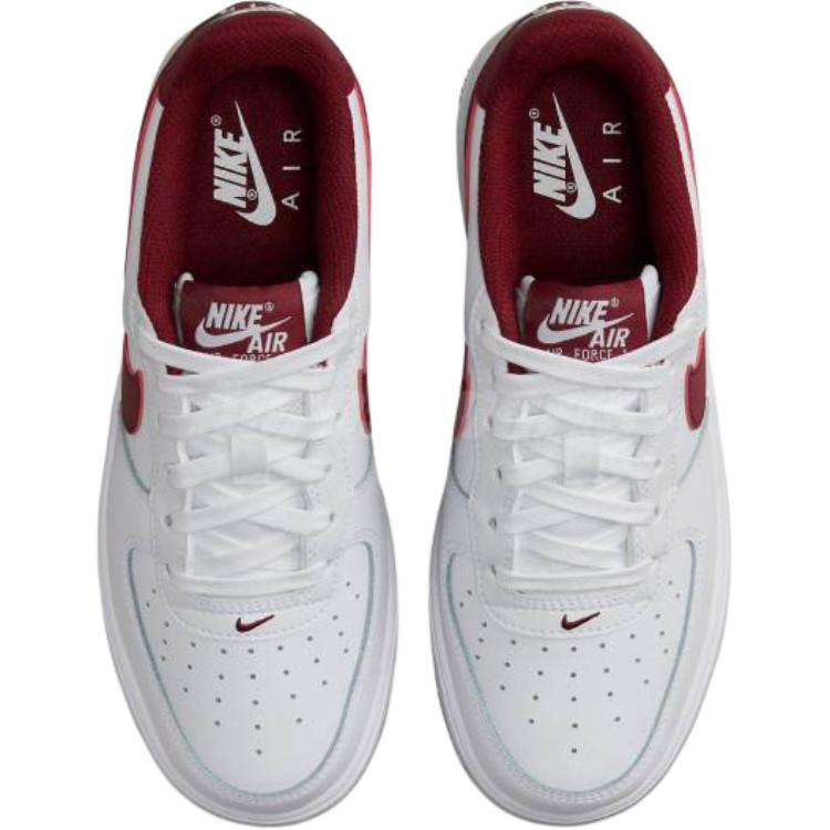 Nike Air Force 1 GS White Team Red Kids' Sneakers FV5948-105