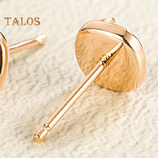 1 Pair Women Ear Studs Retro Geometric Shape Amber Smooth Lightweight Ear Jewelry Lady Prom Cocktail Party Stud Earrings