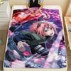 Naruto Sakura Haruno pattern Flannel Blanket, High quality Comfortable for All Seasons, Home Decor, Warmth and Comfort, Perfect for Gifts.