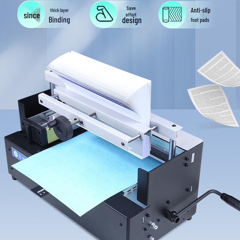 Wireless Hot Melt Glue Binding Machine CN plug (adapter included)
