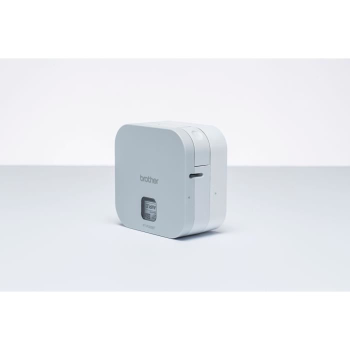 Cube Etiqueteuse Compacte - BROTHER PT-P300BT P-Touch Se Connecte Facilement Aux Smartphones Et Tablettes Jusqu'à 12 Mm
