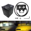 Motorcycle Mini Driving Light Headlight Universal Scooters Auxiliary Spotlight