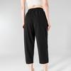 Women S Plus Size Straight Leg Thin 3 4 Length Casual Pants