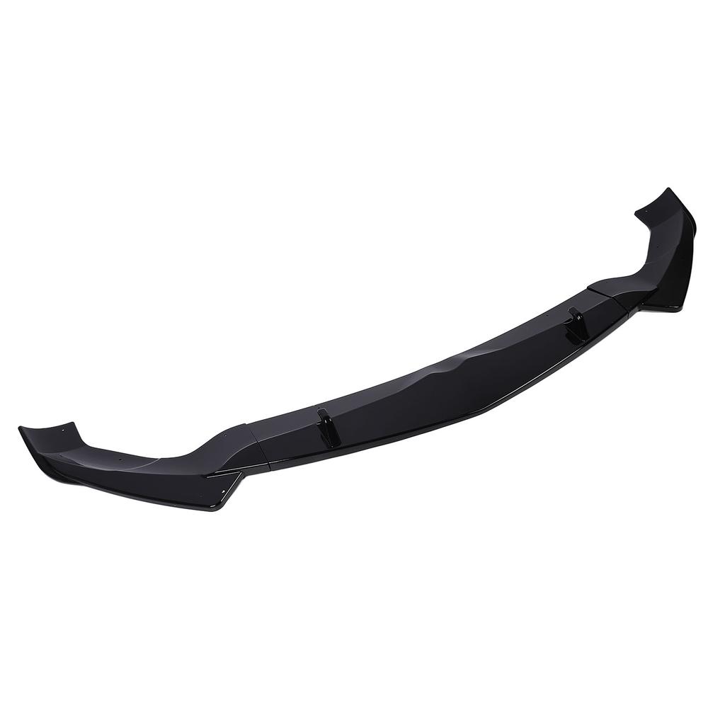 Front Bumper Lip Spoiler Glossy Black Sporty Look Front Lip Spoiler Splitter Protector Replacement for Stelvio 2017 and